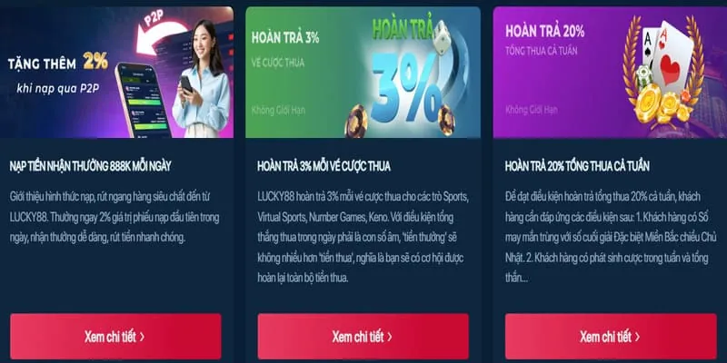 Hoàn trả hàng ngày casino 789live